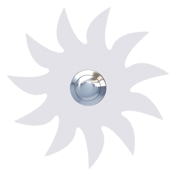 Türklingel Sonne Weiß