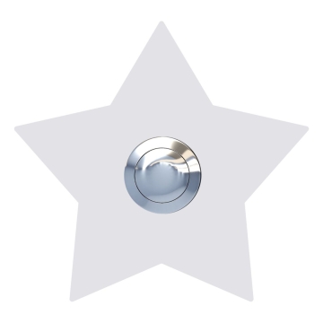 Türklingel Stern Weiß