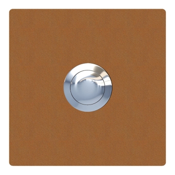 Türklingel Quadrat Rost