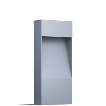 Außenleuchte "Medium Bloc" Grau Metallic