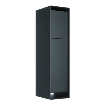 Paketbox Brixen Grau | rückseitige Entnahme