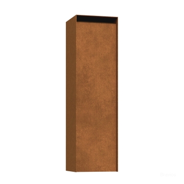 Standbriefkasten Straight Corten Cortenstahl