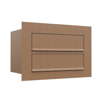 Einbaubriefkasten Como for Two in Rost