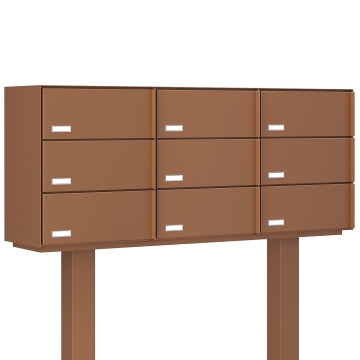 Briefkastenanlage Kopenhagen for Nine Rost