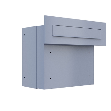 Mauerdurchwurf- Briefkasten Allegri in Grau