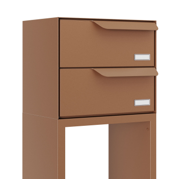 Briefkastenanlage Rotterdam for Two in Rost