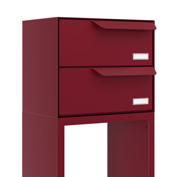 Briefkastenanlage Rotterdam for Two in Rot