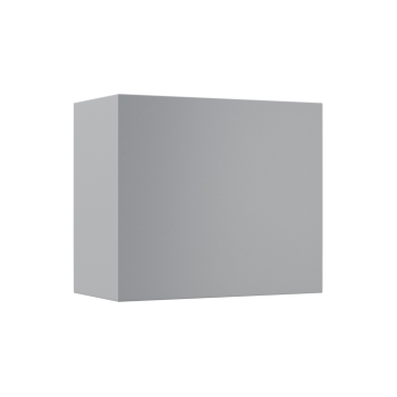 Wandleuchte "Maxi Quarto" in Grau Metallic