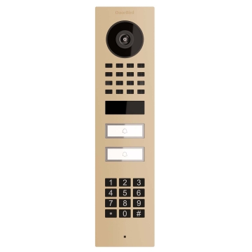 Aufputz Türsprechanlage Smart-ON for Two Doorbird D1102KV mit Keypad Modul Beige