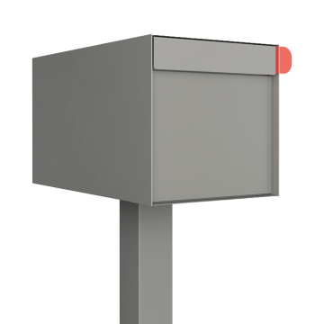 Amerikanischer Briefkasten Big Americano Grau Metallic
