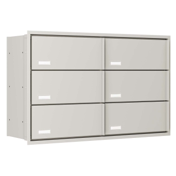 Einbaubriefkasten Stockholm for Six in Weiß