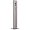 Gegensprechanlage mit Standfuß + Bodenplatte Smart Doorbird D1101KV mit Keypad Modul Edelstahloptik