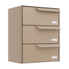Briefkastenanlage Amsterdam for Three in Beige