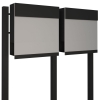 Briefkastenanlage Manhattan Special White for Two Schwarz