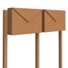 Briefkastenanlage Letter for Two Rost
