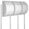 Briefkastenanlage Jumbo for Three Weiß
