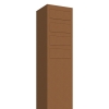 Briefkastenanlage Monolith for Four Rost
