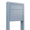 Zaunbriefkasten Latina Stand in Grau Metallic