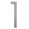 Moderne Hausnummer ''1'' - 200 mm aus Edelstahl
