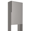 Standbriefkasten Faro Grau Metallic
