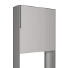 Standbriefkasten Porto Grau Metallic