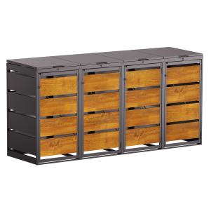 Mülltonnenbox Kim 4er 120 Liter