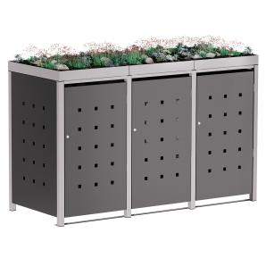 Mülltonnenbox Anna 3er - 120 Liter