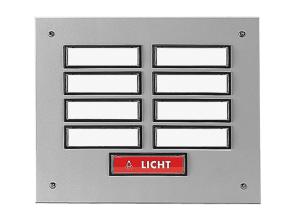 Etagenplatten für 3-12 WE Unterputz aus Aluminium