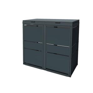 Mülltonnenbox Lewis 2er 240 Liter