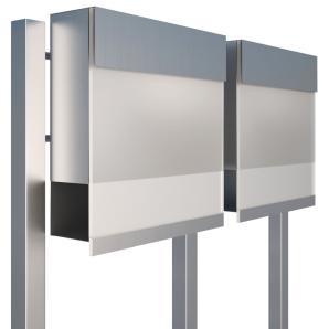 Briefkastenanlage Manhattan for Two Special White