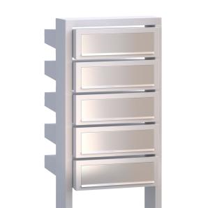 Briefkastenanlage Stairs for Five