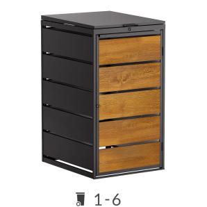 Mülltonnenbox Edda mit Deckel - 240 Liter